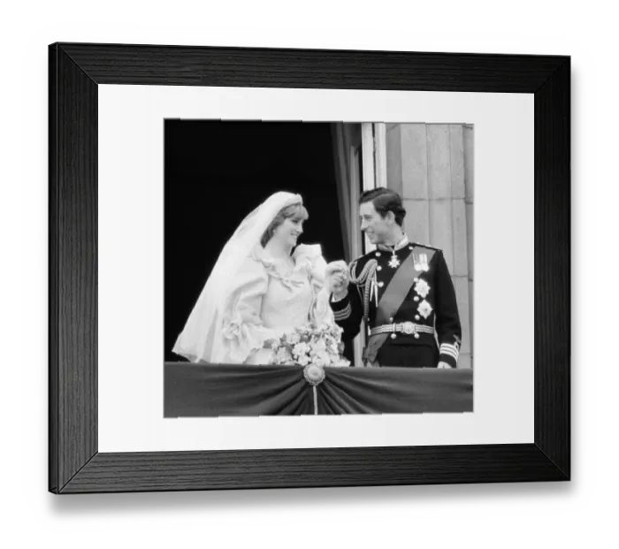 Framed Print : Prince Charles marries Lady Diana Spencer