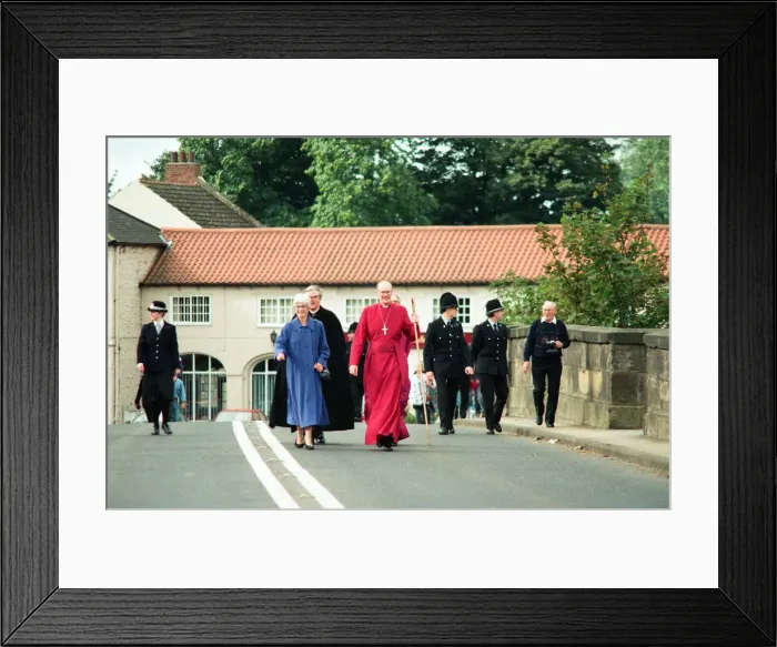 Framed Print : The new Bishop of Durham, Rev. Michael Turnbull at Croft, near Darlington Framed Print : The new Bishop of Durham, Rev. Michael Turnbull at Croft, near Darlington