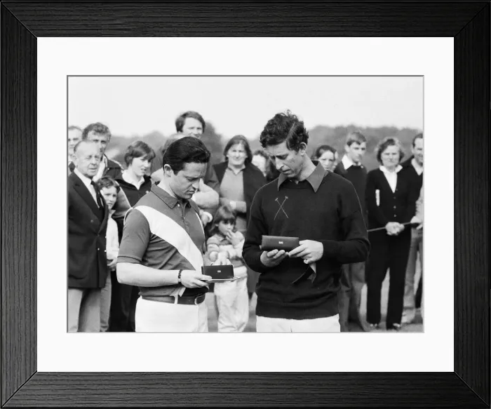 Framed Print : Prince Charles, the Prince of Wales with his Les Diables Bleus Framed Print : Prince Charles, the Prince of Wales with his Les Diables Bleus