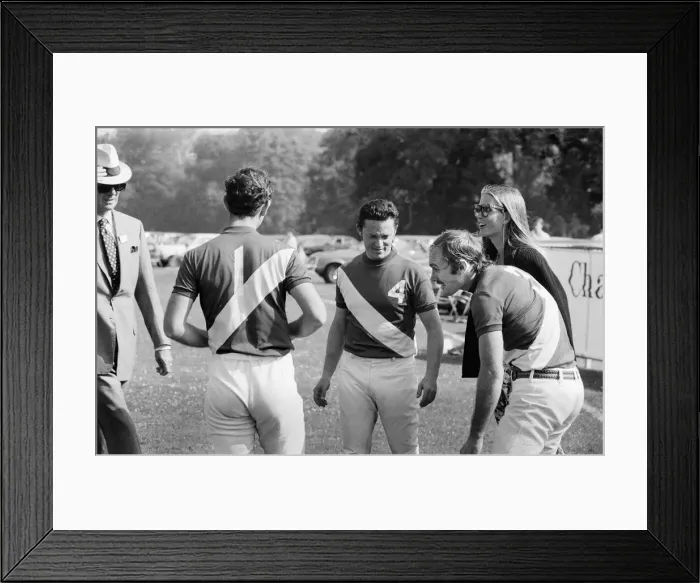 Framed Print : Prince Charles, the Prince of Wales pictured with temmates including Guy Widenstein Framed Print : Prince Charles, the Prince of Wales pictured with temmates including Guy Widenstein