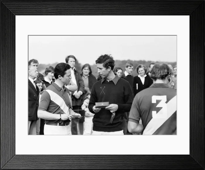 Framed Print : Prince Charles, the Prince of Wales with his Les Diables Bleus Framed Print : Prince Charles, the Prince of Wales with his Les Diables Bleus
