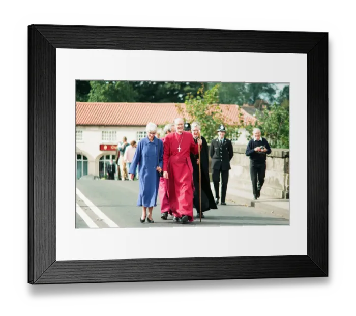 Framed Print : The new Bishop of Durham, Rev. Michael Turnbull at Croft, near Darlington Framed Print : The new Bishop of Durham, Rev. Michael Turnbull at Croft, near Darlington