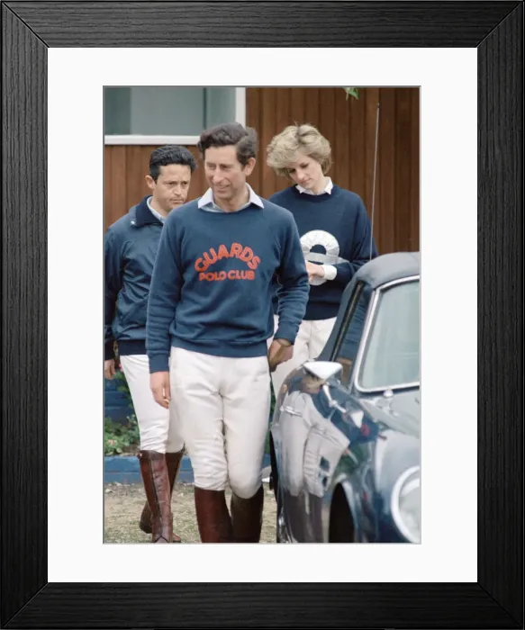 Framed Print : Prince Charles and Princess Diana, the Prince and Princess of Wales
