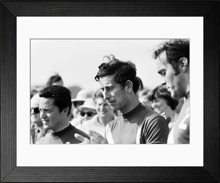 Framed Print : Prince Charles, the Prince of Wales with his Les Diables Bleus Framed Print : Prince Charles, the Prince of Wales with his Les Diables Bleus