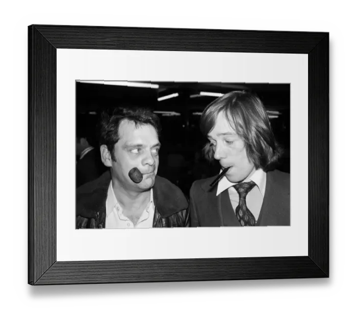 Framed Print : Actor David Jason (left) pictured at Thames TV. He is playing Edgar Briggs in the TV