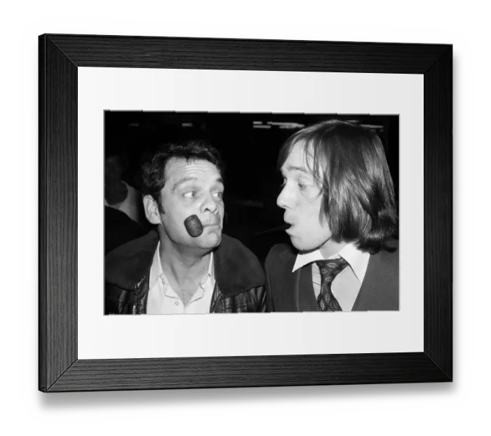 Framed Print : Actor David Jason (left) pictured at Thames TV. He is playing Edgar Briggs in the TV