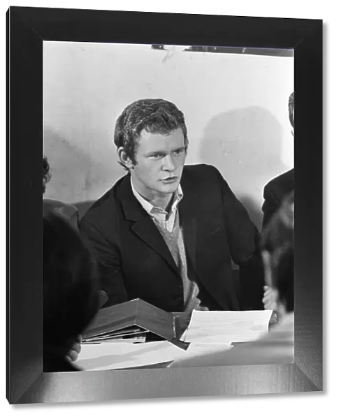Provisional IRA meeting in Derry, Northern Ireland. Pictured, Martin McGuinness speaking