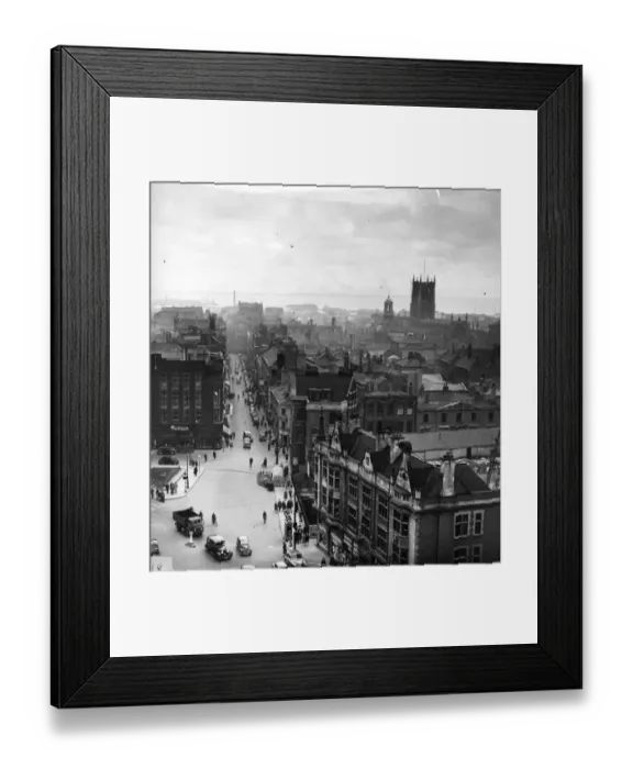 Framed Print : Shops including Burtons, Jackson in Whitefriargate and Finlay