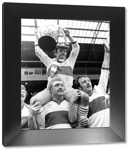 Roger Millward - Hull KR celebrate their victory over Hull FC in the 1980 Wembley Rugby