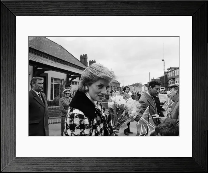 Framed Print : Princess Diana, Princess of Wales and Prince Charles, Prince of Wales Framed Print : Princess Diana, Princess of Wales and Prince Charles, Prince of Wales