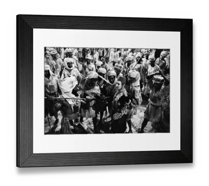 Framed Print : Scene from the television adaptation of the play Gordon of Khartoum