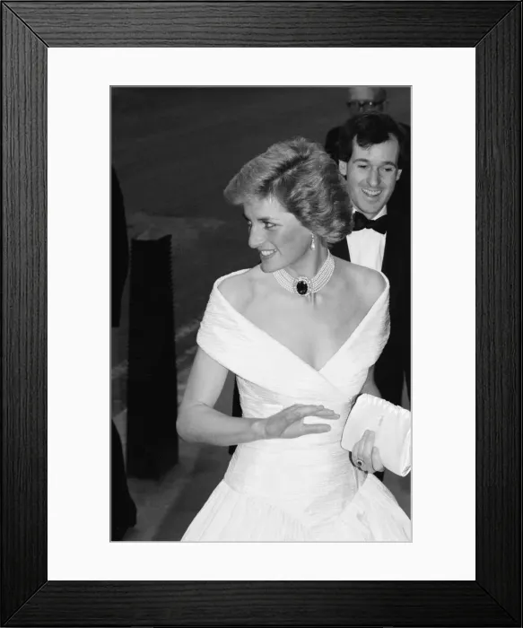 Framed Print : HRH The Princess of Wales, Princess Diana attends the performance of the ballet La Framed Print : HRH The Princess of Wales, Princess Diana attends the performance of the ballet La