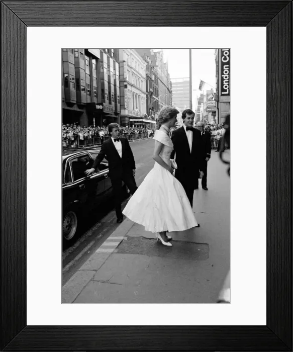 Framed Print : HRH The Princess of Wales, Princess Diana attends the performance of the ballet La Framed Print : HRH The Princess of Wales, Princess Diana attends the performance of the ballet La