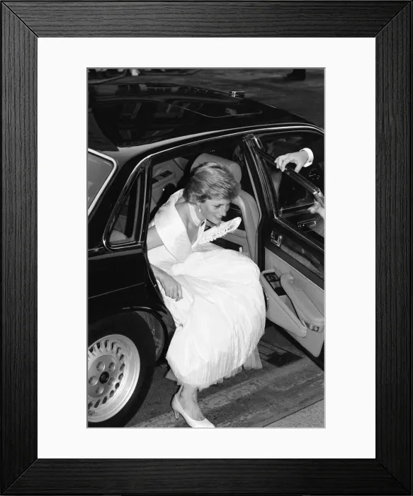 Framed Print : HRH The Princess of Wales, Princess Diana attends the performance of the ballet La Framed Print : HRH The Princess of Wales, Princess Diana attends the performance of the ballet La