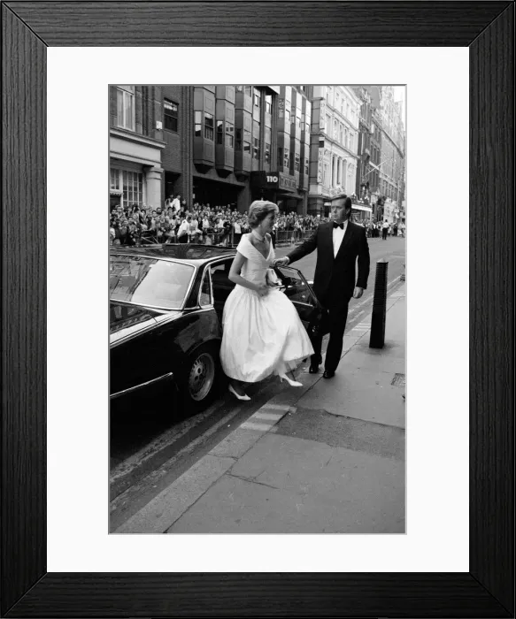 Framed Print : HRH The Princess of Wales, Princess Diana attends the performance of the ballet La Framed Print : HRH The Princess of Wales, Princess Diana attends the performance of the ballet La