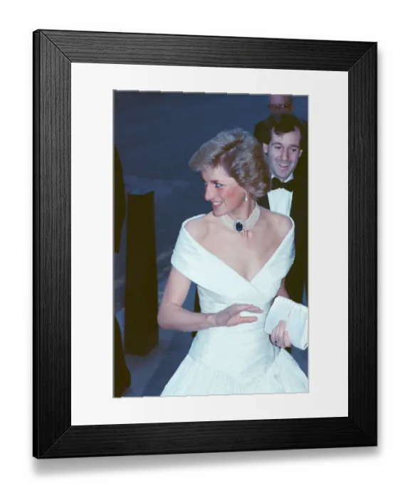 Framed Print : HRH The Princess of Wales, Princess Diana attends the performance of the ballet La Framed Print : HRH The Princess of Wales, Princess Diana attends the performance of the ballet La