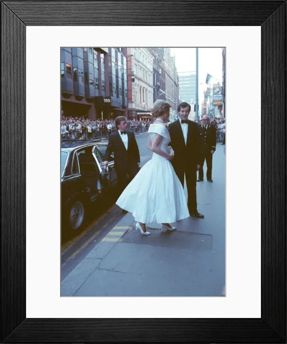Framed Print : HRH The Princess of Wales, Princess Diana attends the performance of the ballet La Framed Print : HRH The Princess of Wales, Princess Diana attends the performance of the ballet La