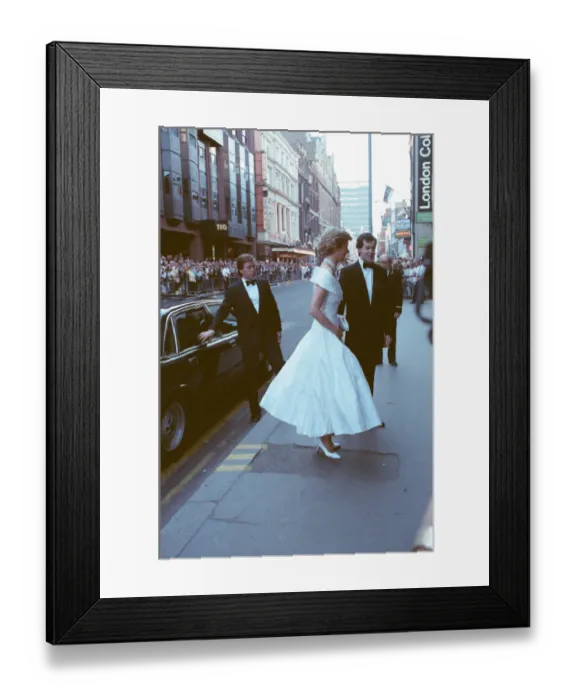 Framed Print : HRH The Princess of Wales, Princess Diana attends the performance of the ballet La Framed Print : HRH The Princess of Wales, Princess Diana attends the performance of the ballet La