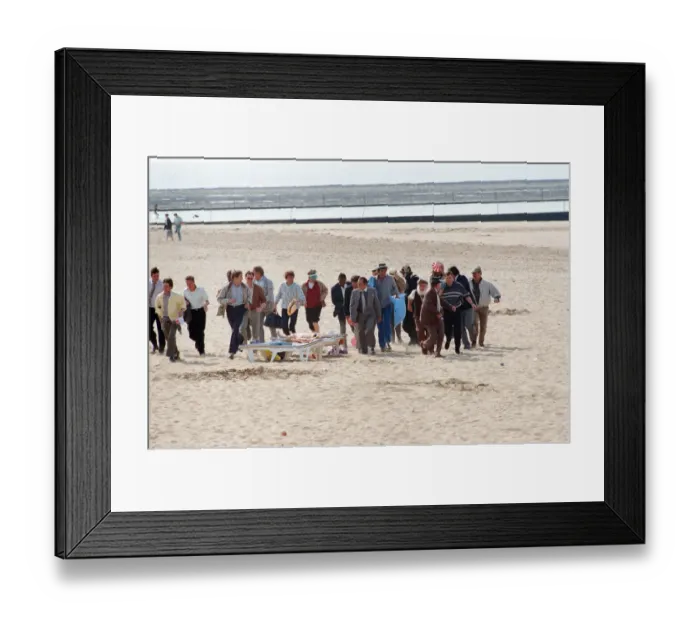 Framed Print : Cast members during the filming of the Only Fools and Horses Framed Print : Cast members during the filming of the Only Fools and Horses