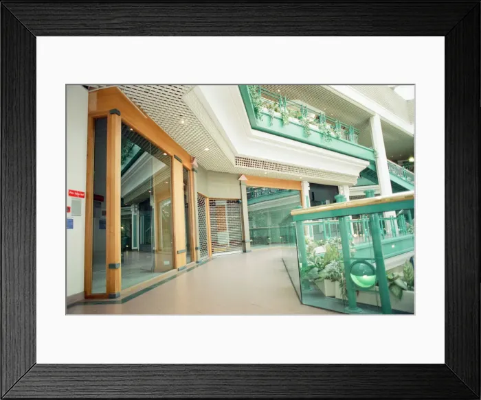 Framed Print : Queens West Shopping Centre, Queen Street, Cardiff City Centre, Cardiff, Glamorgan, Wales Framed Print : Queens West Shopping Centre, Queen Street, Cardiff City Centre, Cardiff, Glamorgan, Wales