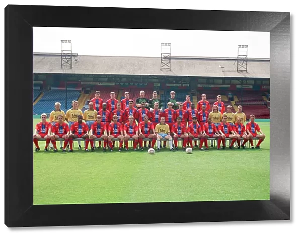 Gareth Southgate, footballer for Crystal Palace FC. Gareth is picture back row