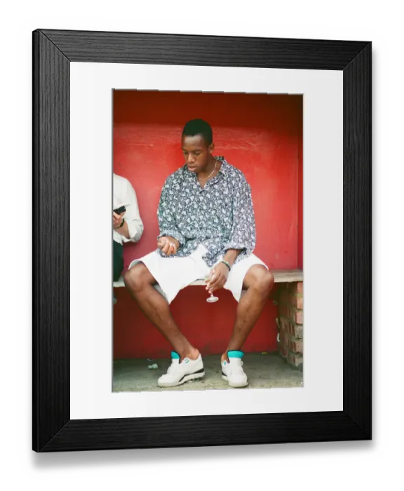 Framed Print : Ian Wright footballer for Crystal Palace FC. 1990. Ian is pictured during Framed Print : Ian Wright footballer for Crystal Palace FC. 1990. Ian is pictured during