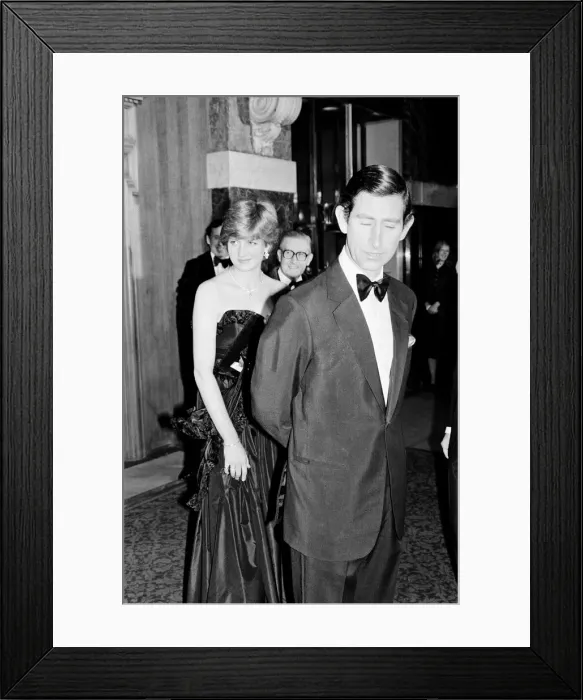 Framed Print : Lady Diana Spencer attended her first public engagement tonight Framed Print : Lady Diana Spencer attended her first public engagement tonight