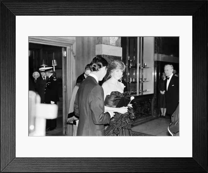 Framed Print : Lady Diana Spencer attended her first public engagement tonight Framed Print : Lady Diana Spencer attended her first public engagement tonight