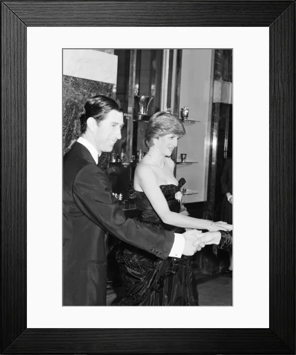 Framed Print : Lady Diana Spencer attended her first public engagement tonight Framed Print : Lady Diana Spencer attended her first public engagement tonight