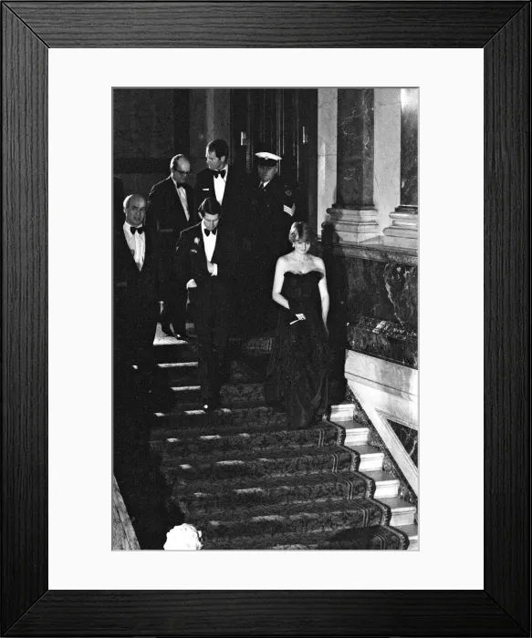 Framed Print : Lady Diana Spencer attended her first public engagement tonight