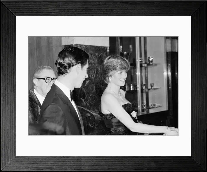 Framed Print : Lady Diana Spencer attended her first public engagement tonight Framed Print : Lady Diana Spencer attended her first public engagement tonight