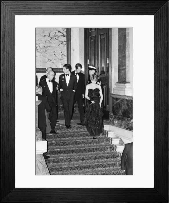 Framed Print : Lady Diana Spencer attended her first public engagement tonight Framed Print : Lady Diana Spencer attended her first public engagement tonight