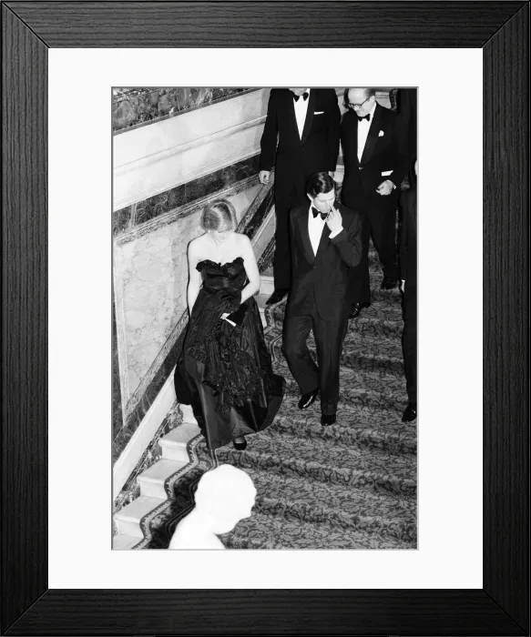 Framed Print : Lady Diana Spencer attended her first public engagement tonight