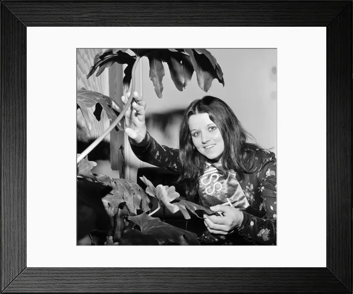 Framed Print : Miss United Biscuits winner from Billingham. 1975