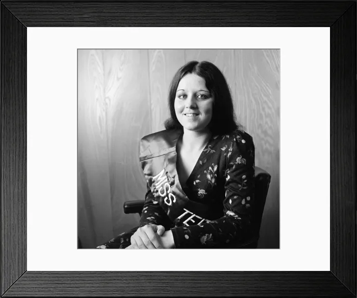 Framed Print : Miss United Biscuits winner from Billingham. 1975 Framed Print : Miss United Biscuits winner from Billingham. 1975