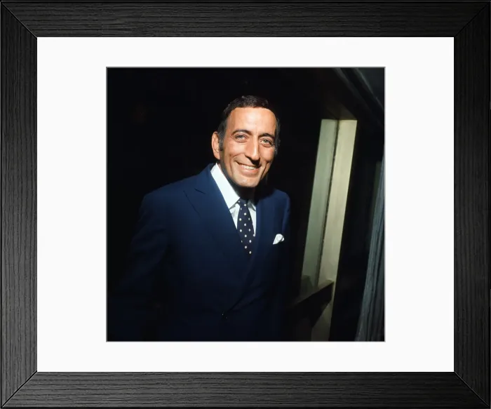 Framed Print : American singer Tony Bennett. 7th March 1968 Framed Print : American singer Tony Bennett. 7th March 1968