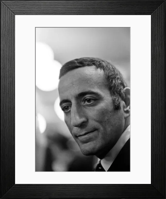 Framed Print : American singer Tony Bennett at the Hilton Hotel. 10th March 1968 Framed Print : American singer Tony Bennett at the Hilton Hotel. 10th March 1968