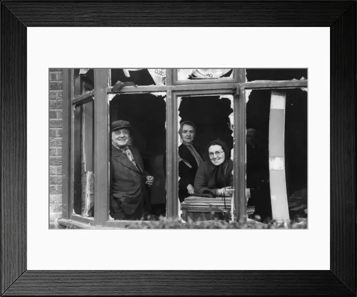 Framed Print : Keep Calm and Carry On. Residents of a Hull street find that their home possesses Framed Print : Keep Calm and Carry On. Residents of a Hull street find that their home possesses