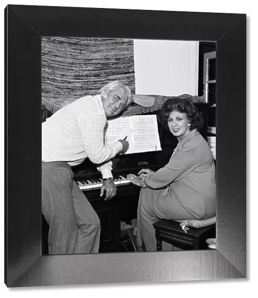 Pat Phoenix and Antony Booth. February 1982