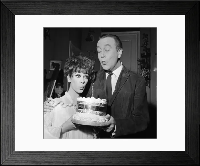 Framed Print : Actress Amanda Barrie, who is in the comedy Any Wednesday Framed Print : Actress Amanda Barrie, who is in the comedy Any Wednesday
