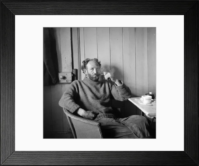Framed Print : A villager on the Isle of Soay, Inner Hebreides, Scotland. 18th September 1960