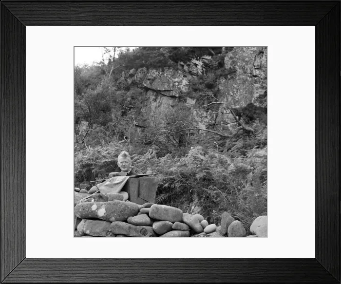 Framed Print : A villager on the Isle of Soay, Inner Hebreides, Scotland. 18th September 1960 Framed Print : A villager on the Isle of Soay, Inner Hebreides, Scotland. 18th September 1960