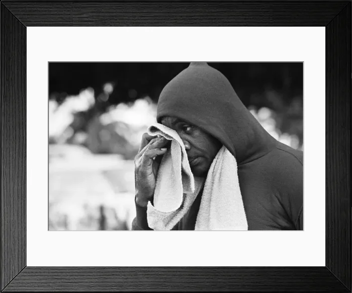 Framed Print : Sonny Liston, World Heavyweight Champion, training in Miami, Florida, USA Framed Print : Sonny Liston, World Heavyweight Champion, training in Miami, Florida, USA