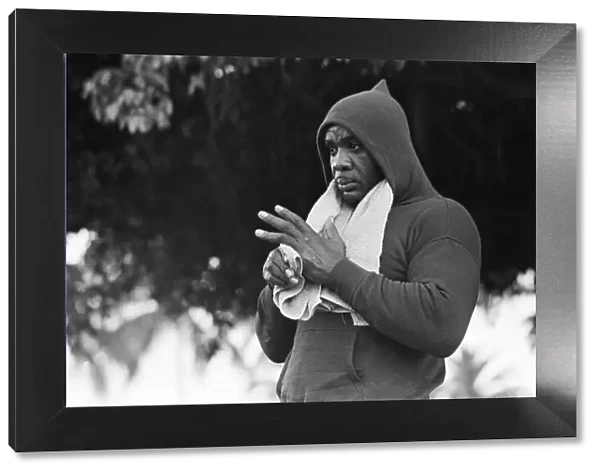 Sonny Liston, World Heavyweight Champion, training in Miami, Florida, USA