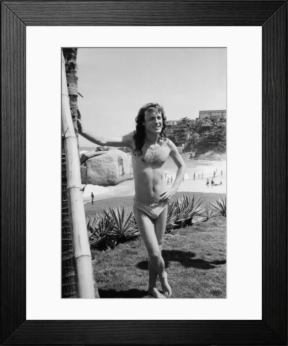 Framed Print : Australian rock group AC / DC take time to relax at Ipanema beach in Rio De Janeiro Framed Print : Australian rock group AC / DC take time to relax at Ipanema beach in Rio De Janeiro