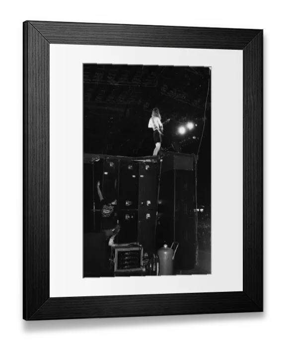 Framed Print : Australian rock group AC / DC performing in concert at the Rockedome in Rio De Janeiro Framed Print : Australian rock group AC / DC performing in concert at the Rockedome in Rio De Janeiro