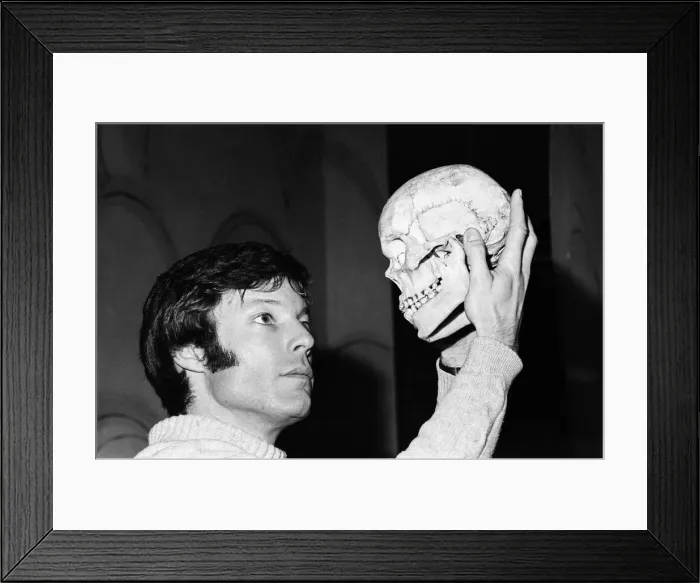 Framed Print : Actor Richard Chamberlain pictured at Birmingham Repertory Theatre during rehearsals for Framed Print : Actor Richard Chamberlain pictured at Birmingham Repertory Theatre during rehearsals for
