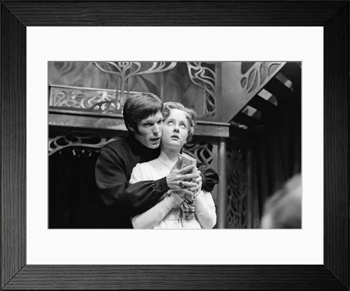 Framed Print : Actor Richard Chamberlain who is playing Hamlet at the Birmingham Repertory Theatre
