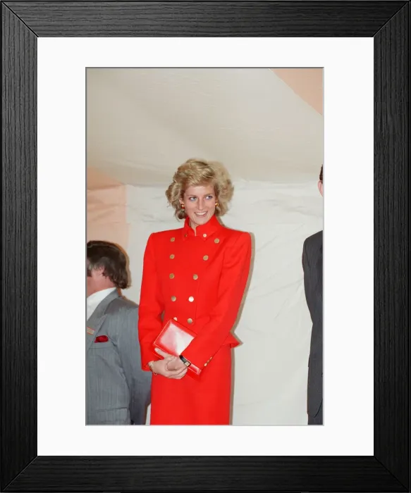Framed Print : HRH The Princess of Wales, Princess Diana, opens Milton Hospice Framed Print : HRH The Princess of Wales, Princess Diana, opens Milton Hospice