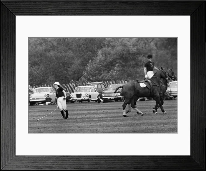 Framed Print : Combermere Cup Final Polo match played at Windsor. Windsor Park defeated Lowood by